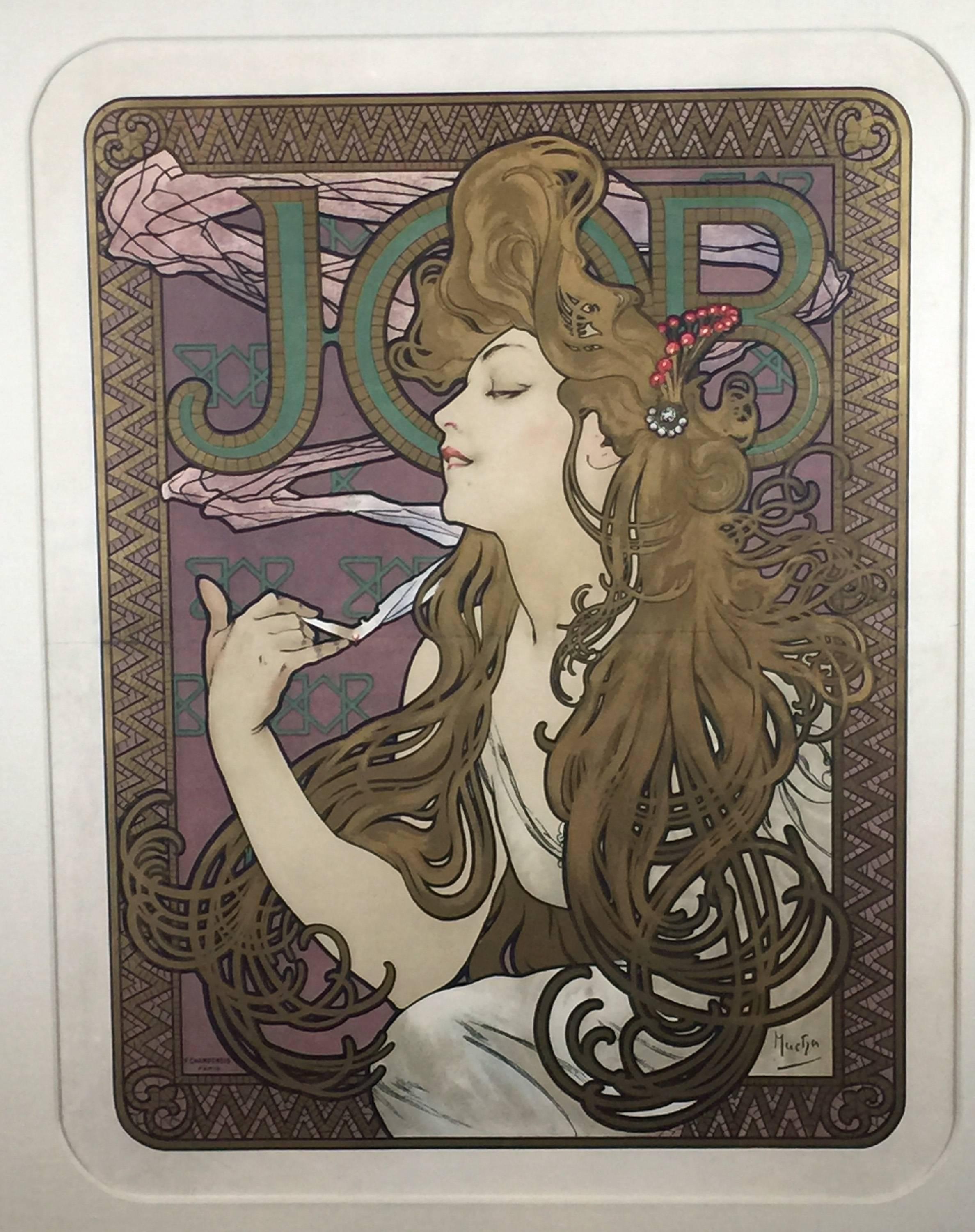 JOB - Print by Alphonse Mucha