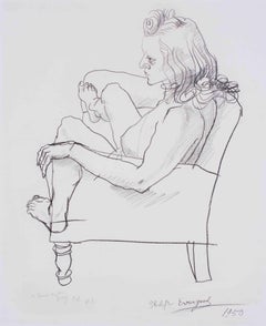 NUDE IN ARMCHAIR