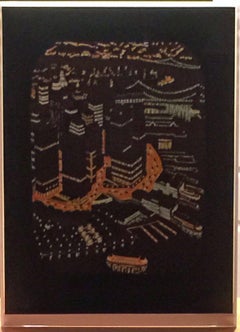 A GLIMPSE OF LOWER MANHATTAN (NIGHT)