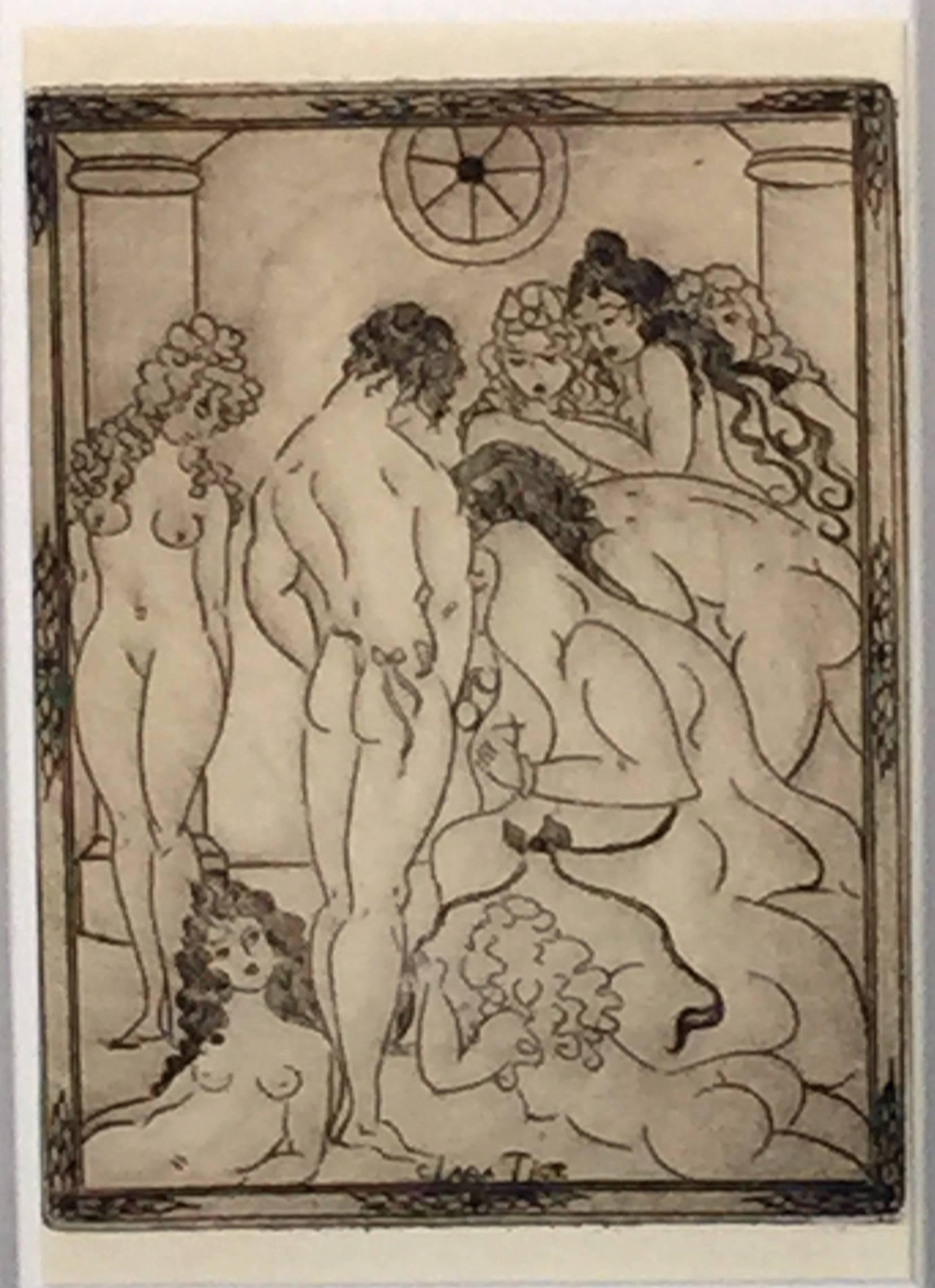 Clara Tice Figurative Print – ELEVEN-Schmuckstücke