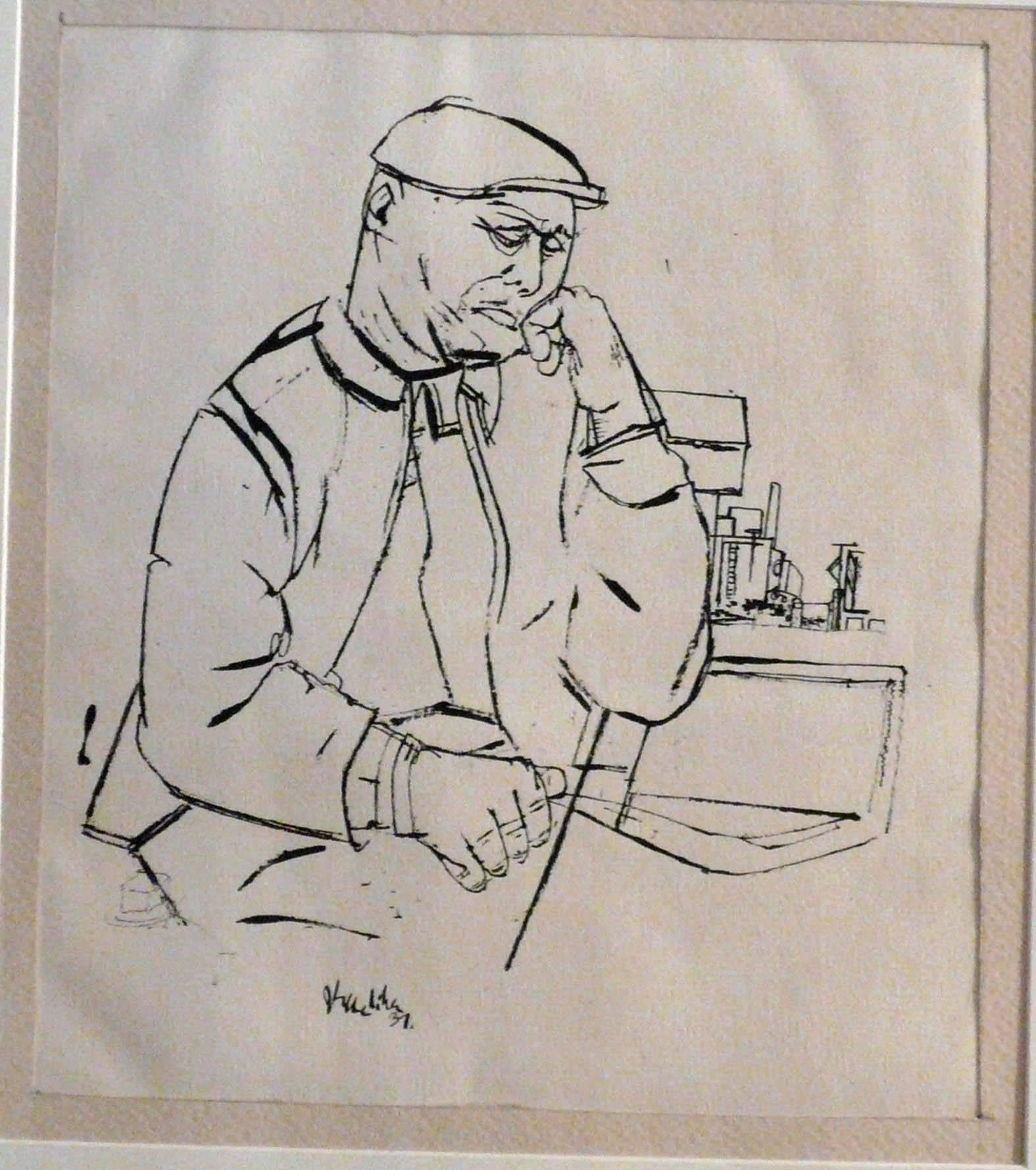 Portrait di John Heliker - RITRATTO SENZA TITOLO