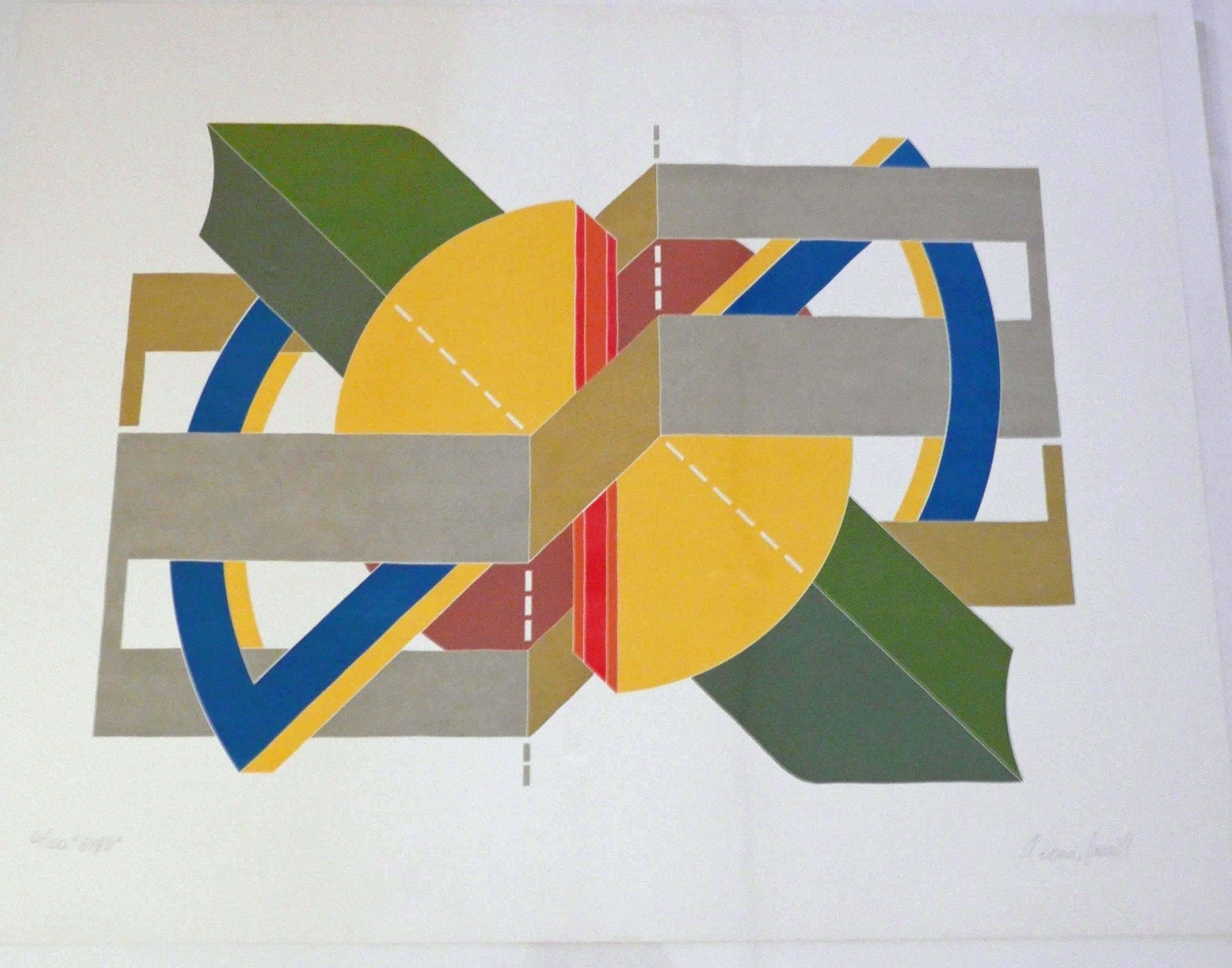 Thomas Barrett Abstract Print - GYRO