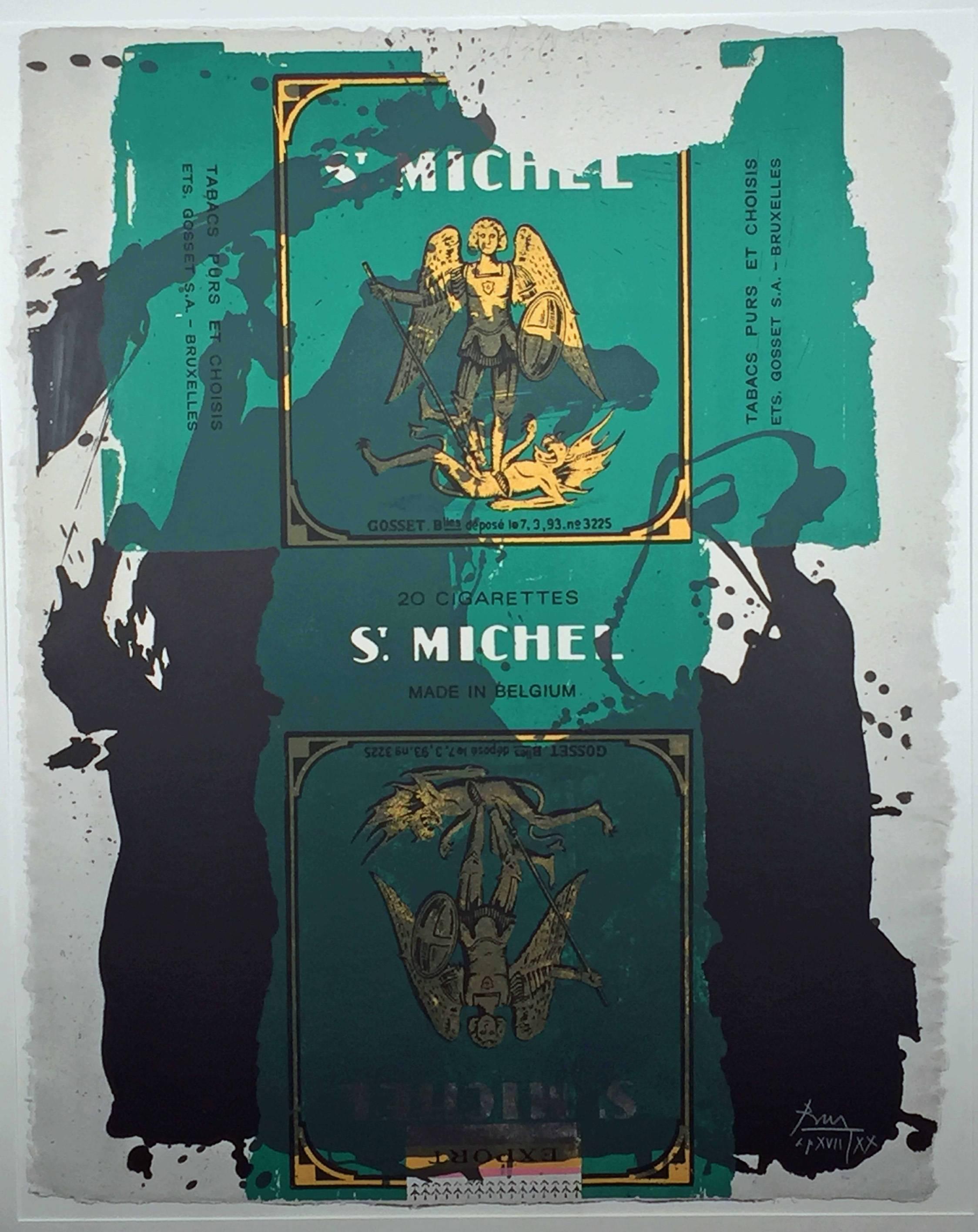 ST. MICHAEL III - Print by Robert Motherwell