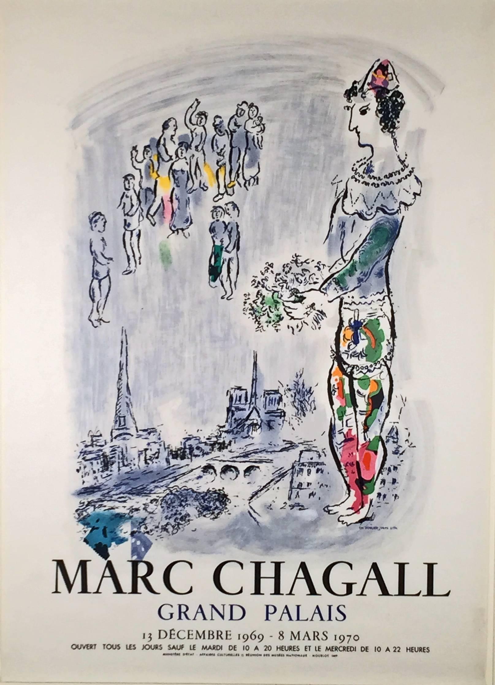 (after) Marc Chagall Figurative Print - GRAND PALAIS