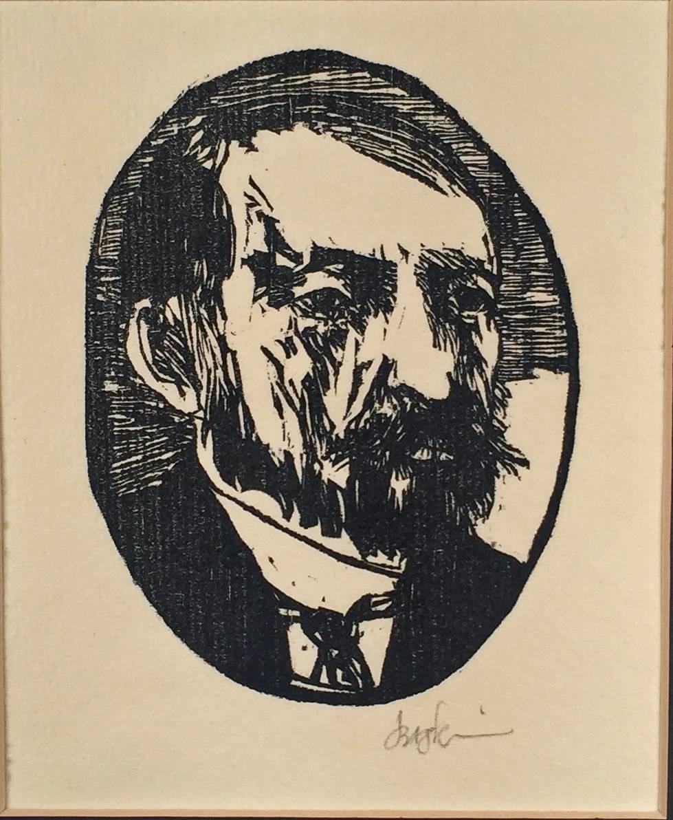 Leonard Baskin Portrait Print - JOEPH CONRAD