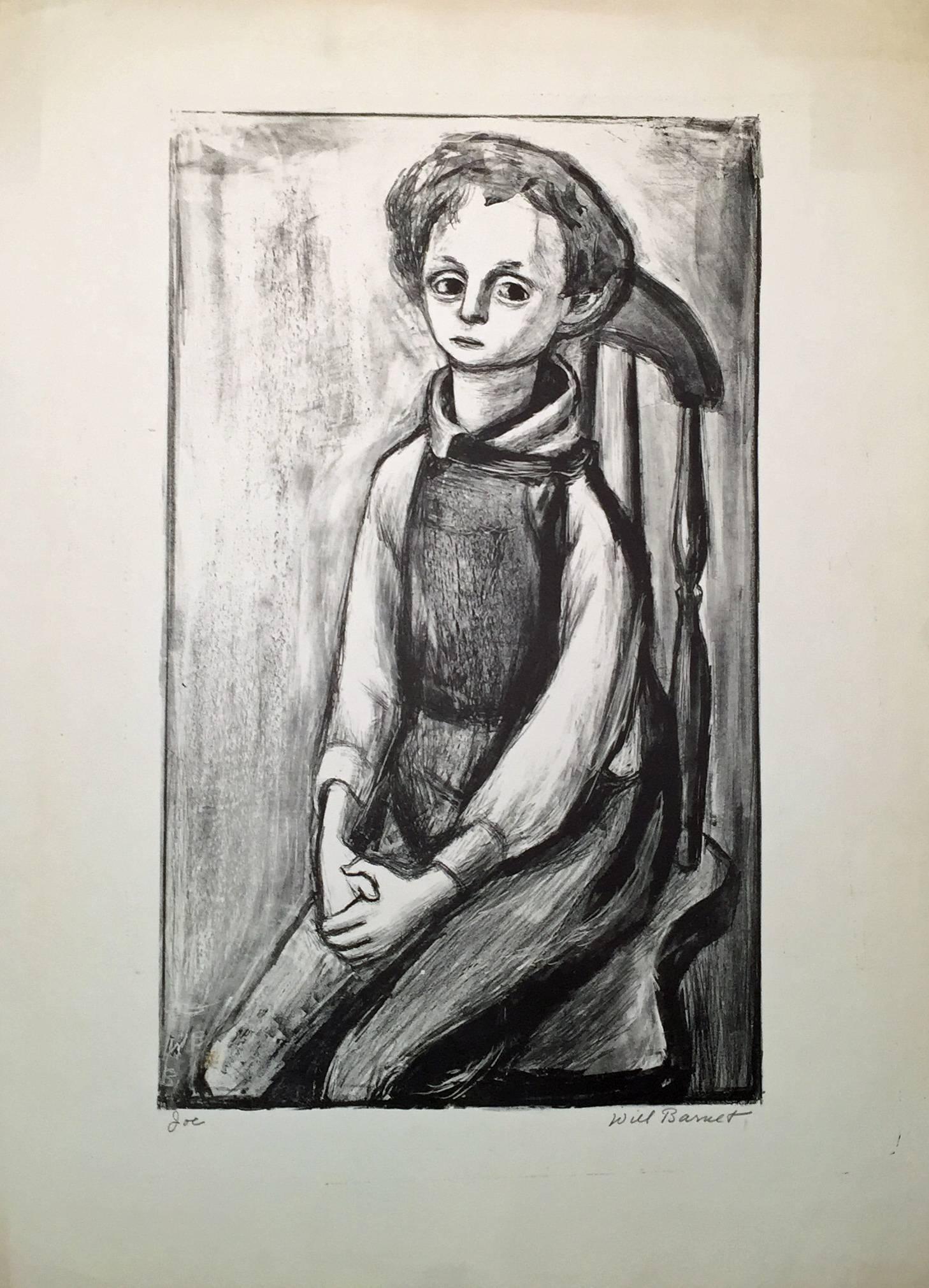 Will Barnet Portrait Print - JOE