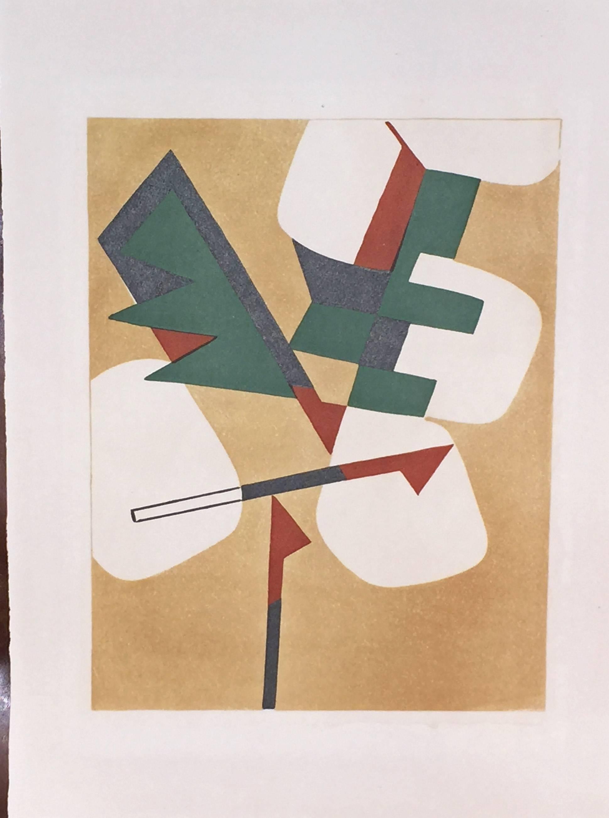 JEAN ARP - SONIA DELAUNAY - ALBERTO MAGNELLI - SOPHIE TAEUBER-ARP. (Beige), Abstract Print, von Hans (Jean) Arp