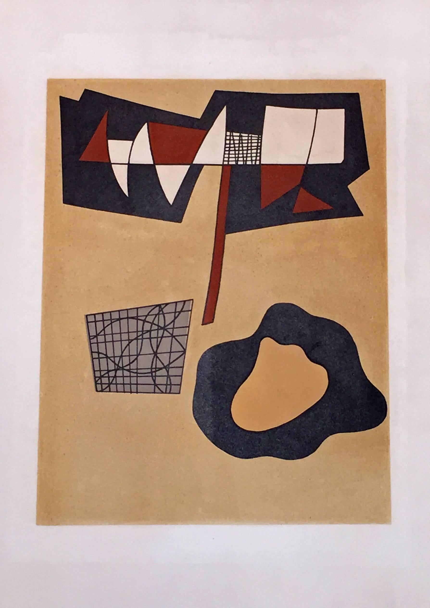 Eine seltene und wichtige Collaboration von vier der führenden französischen Künstler der Vor- und Nachkriegszeit.
 
Arp und andere, Jean. JEAN ARP - SONIA DELAUNAY - ALBERTO MAGNELLI - SOPHIE TAEUBER-ARP. Veröffentlicht von Aux Nourritures