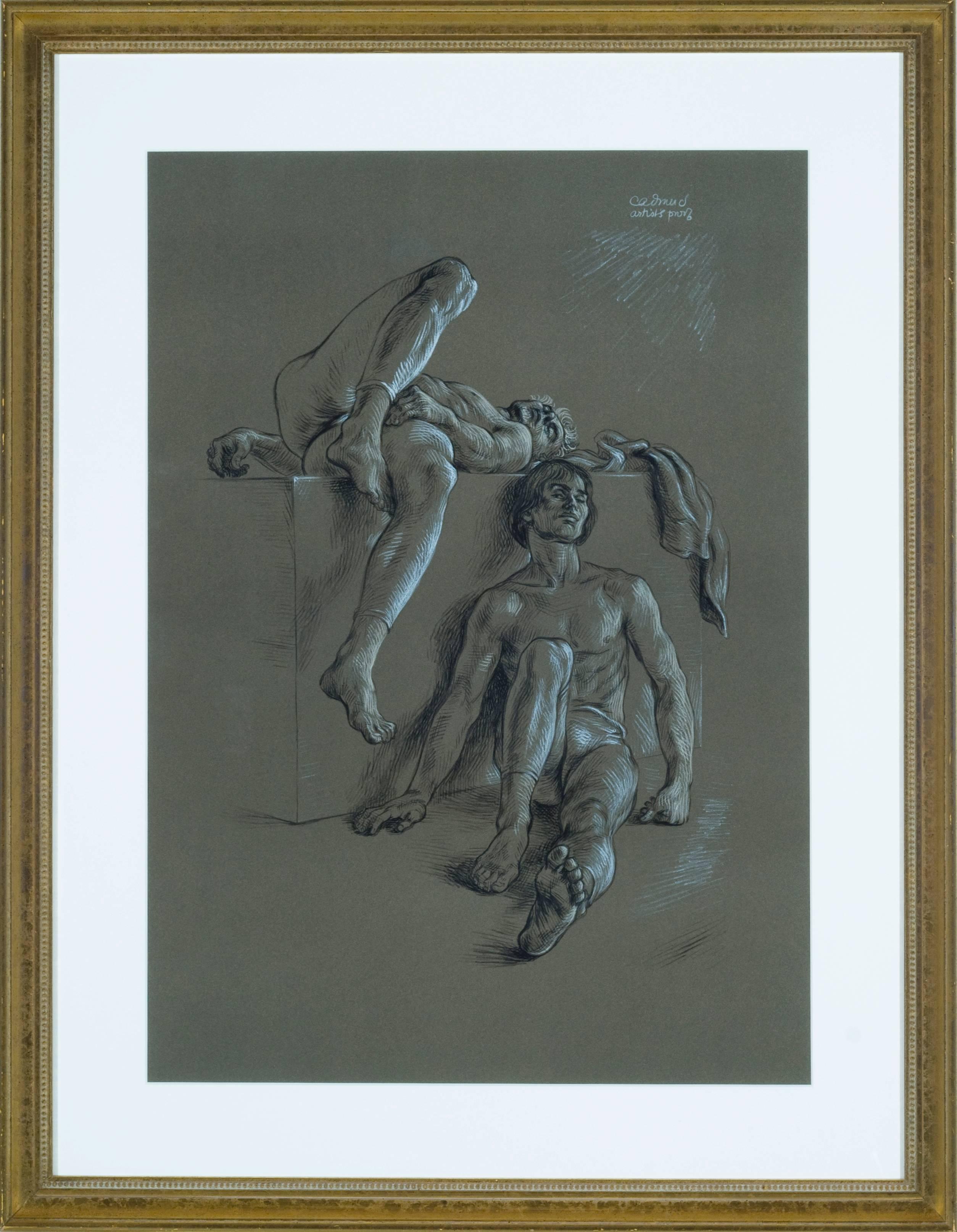 DANCERS RESTING - Print by Paul Cadmus