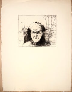 SELF-PORTRAIT IN A FLAT CAP - STATES I - IV