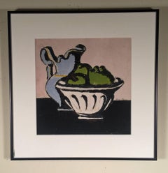 STILL LIFE WITH BOWL OF FRUIT AND PITCHER