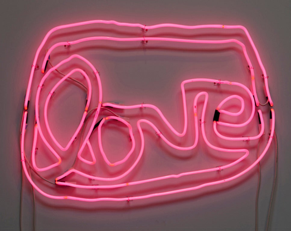 Love Neon - Mixed Media Art by Alexandra Grant