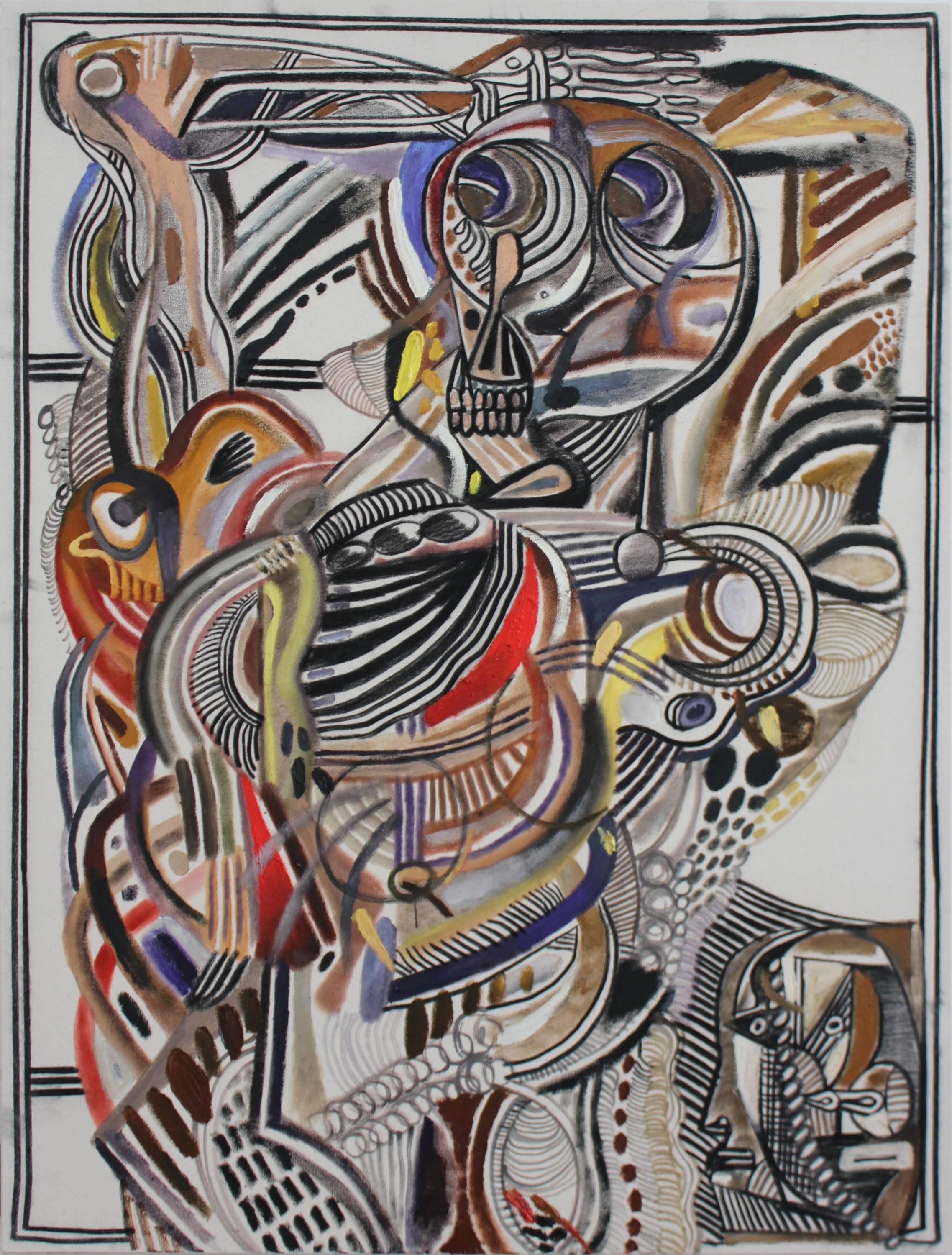 Zio Ziegler Figurative Painting - Death Oh You