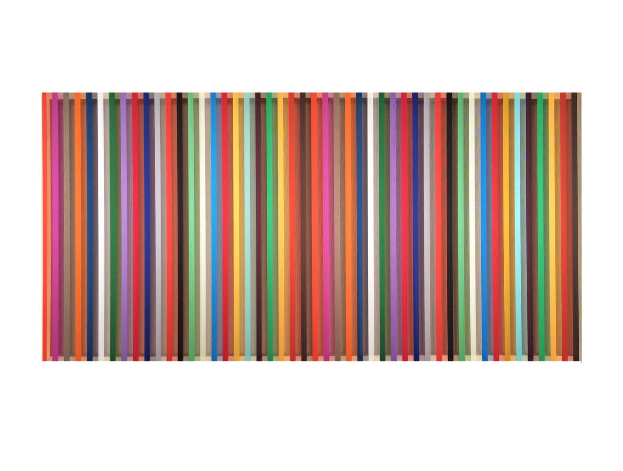 Untitled (hovering thread banded) - Mixed Media Art by Brian Wills