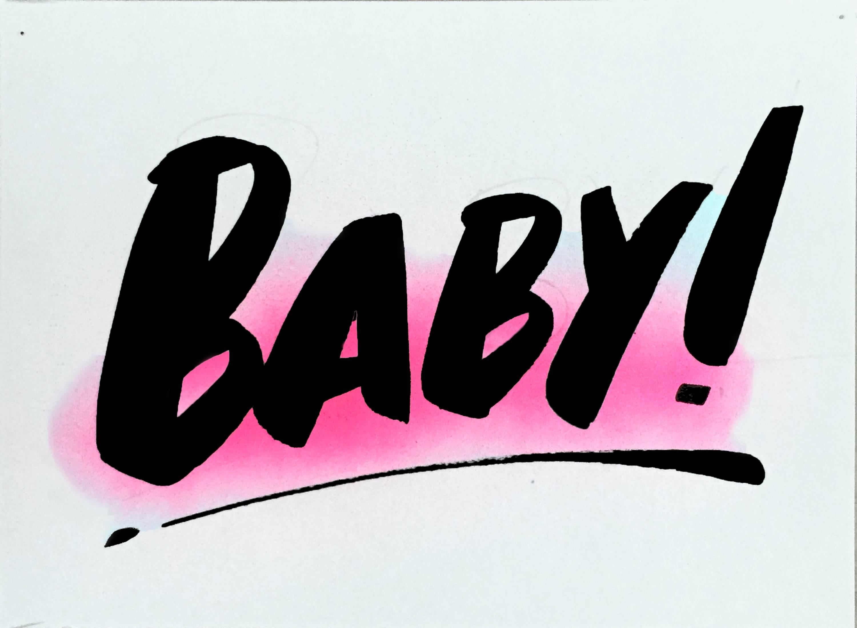 Baby! - Painting by Baron Von Fancy
