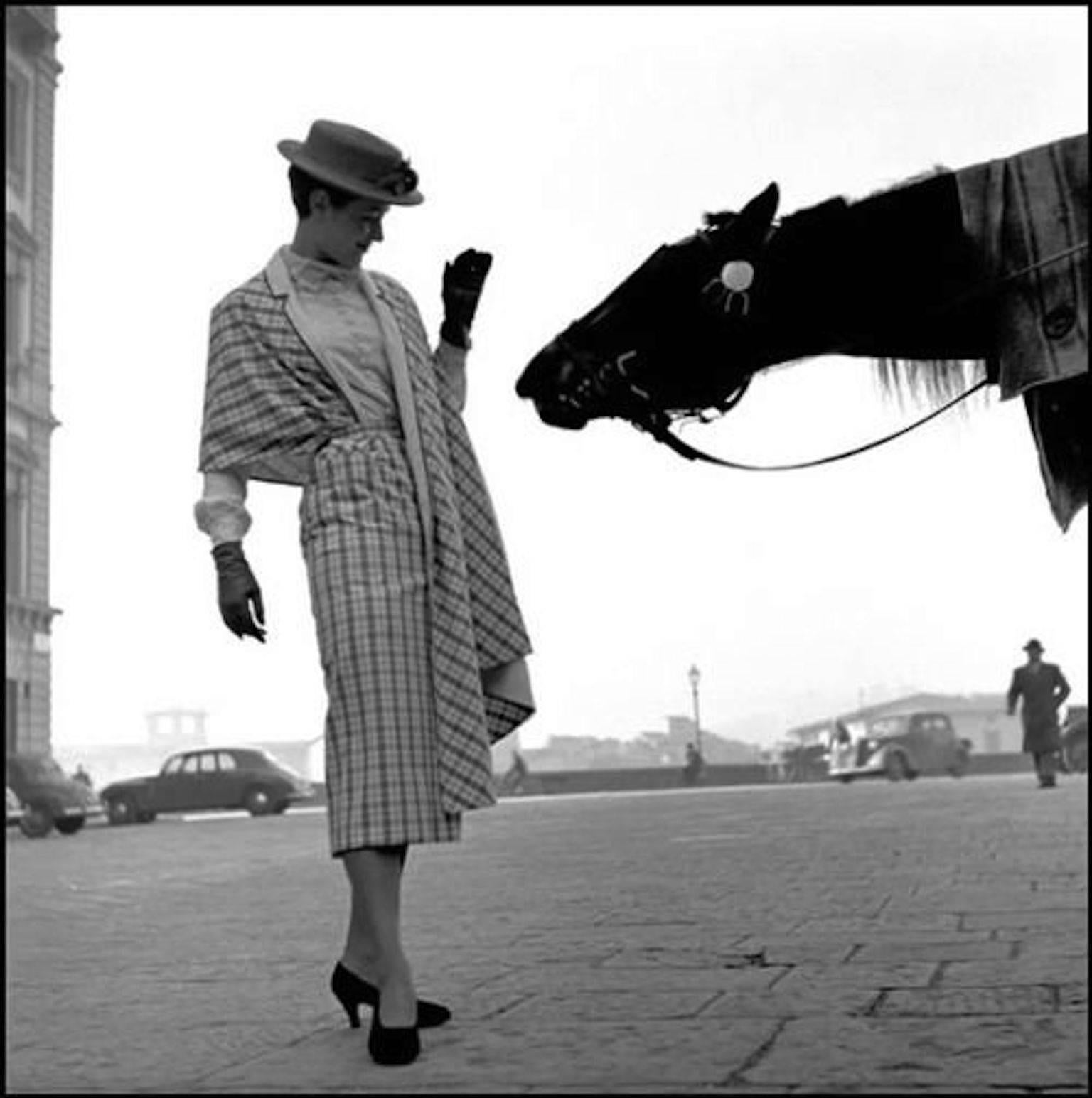 1951 Firenze, First Fashion Picture  - Photograph by Frank Horvat