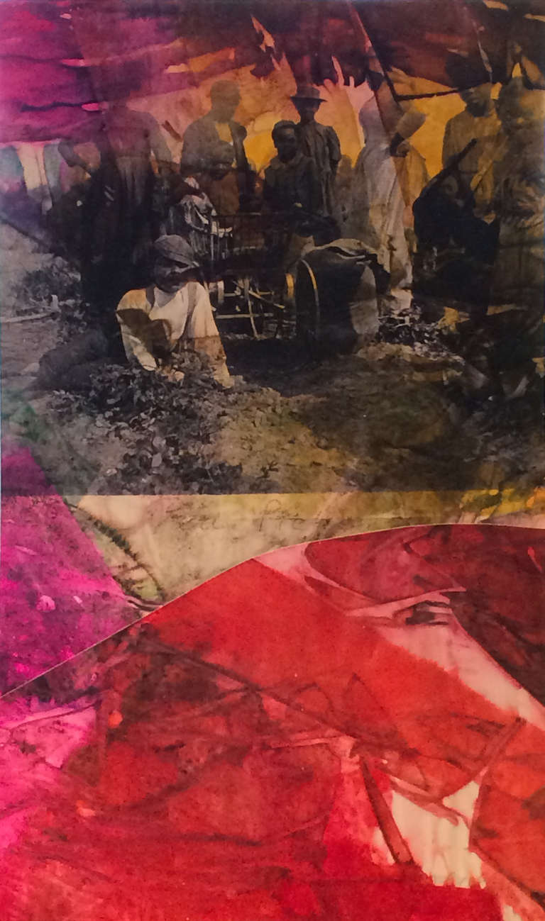 Pea Pickers - Mixed Media Art by Maya Freelon Asante
