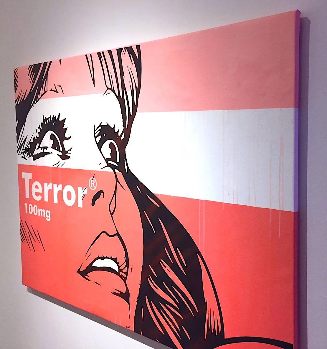 Terror - 100mg - Painting by Ben Frost