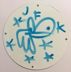 JFK - on actual metal sign
