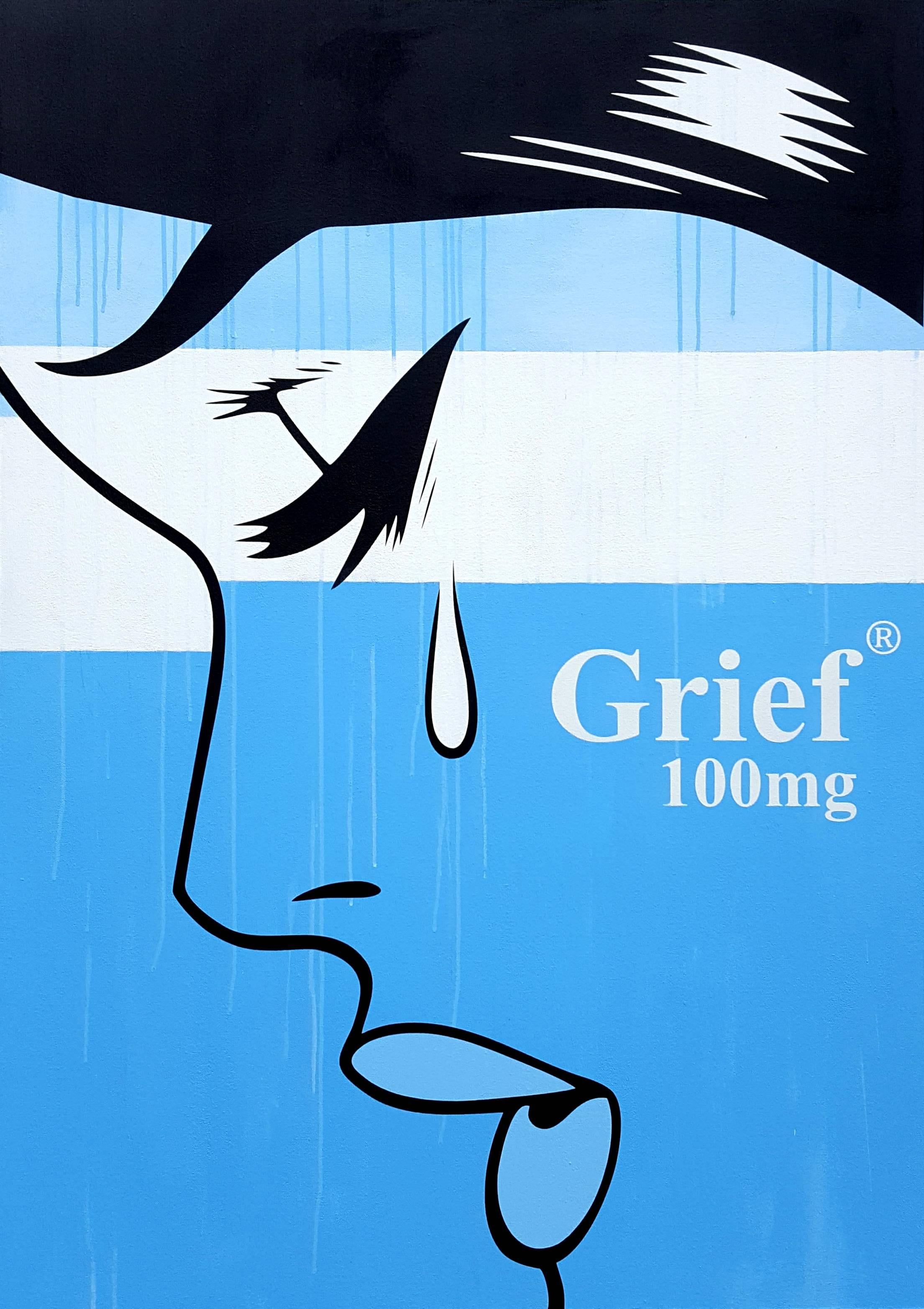 Ben Frost Figurative Painting - Grief 100ml
