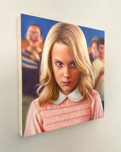 Stranger Things Pop art Surrealismo Alex Gross Dipinto a mano a olio Figurativo undici