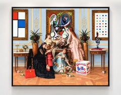 Hand Painted Oil on Canvas Pop Art Warhol, Figurative, Banksy, Modern, 35x25