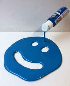 "Happy Accident- Happy Face (Blue)"