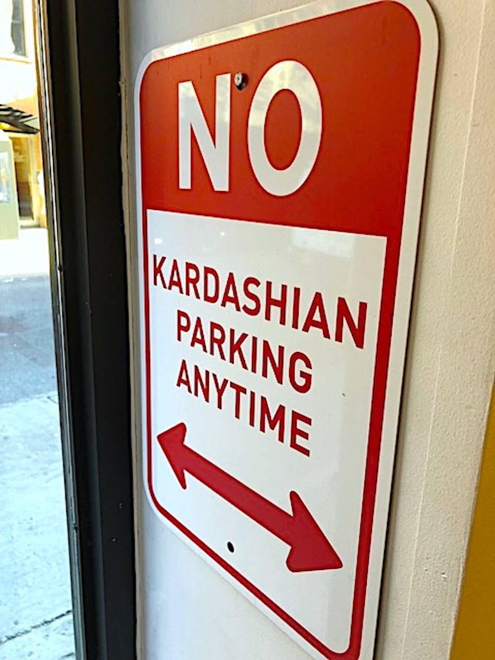 not parking sign