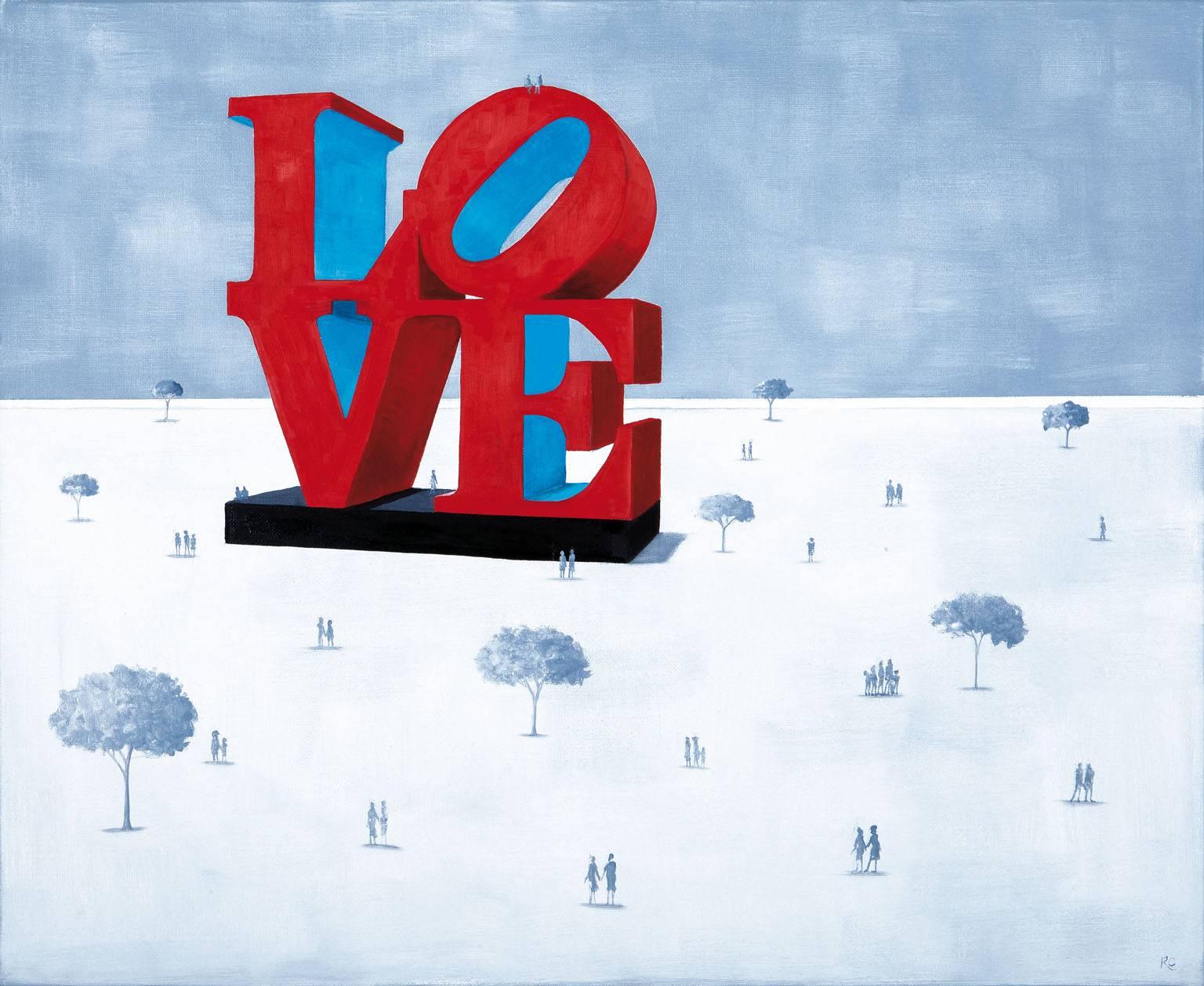 All You Need is Love - Painting by Rebecca Campbell