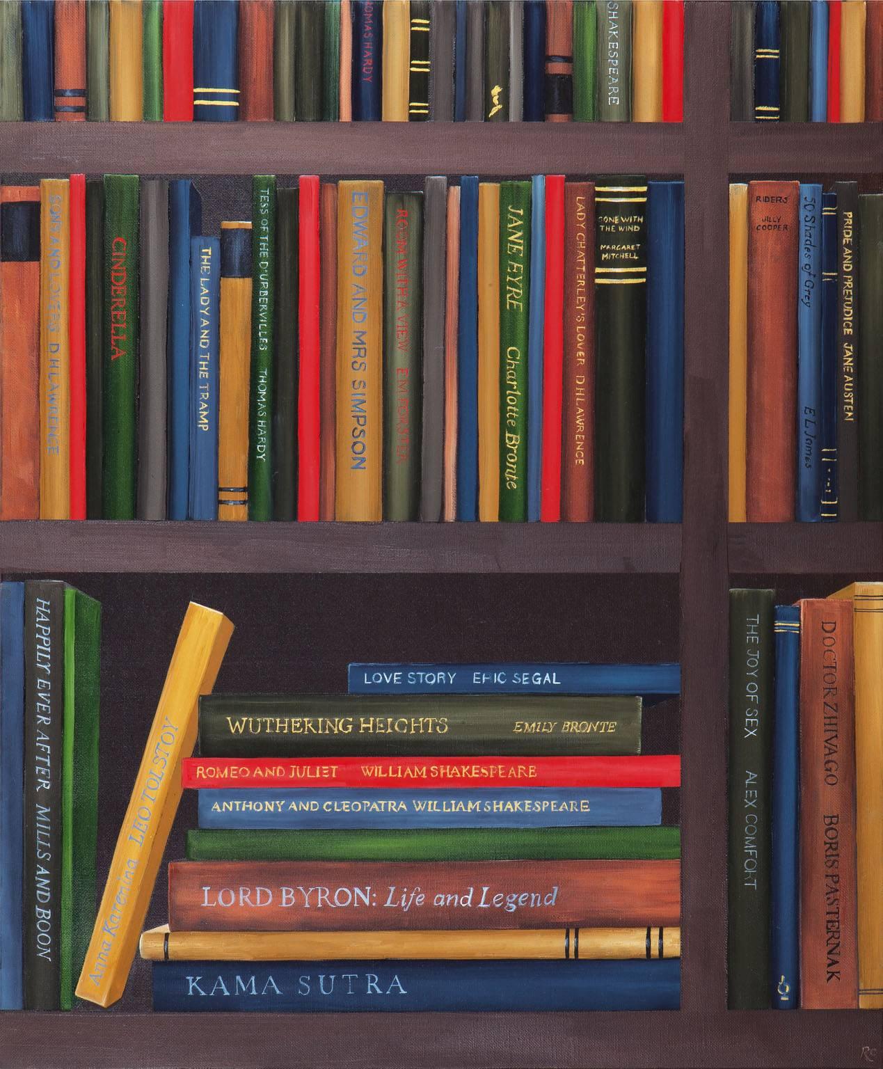 Literary Loves - Painting by Rebecca Campbell