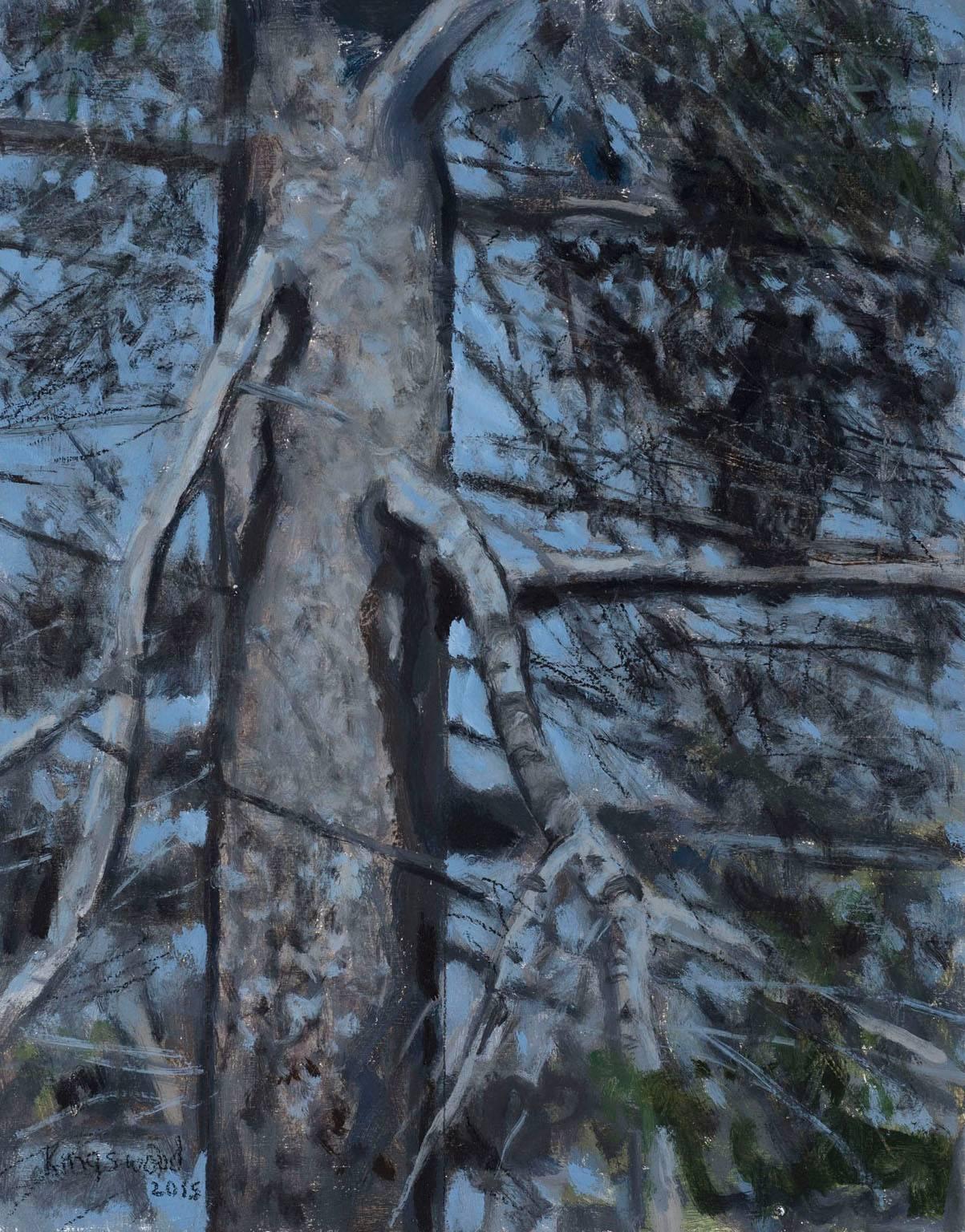 Ron Kingswood Landscape Painting - Evening Owl
