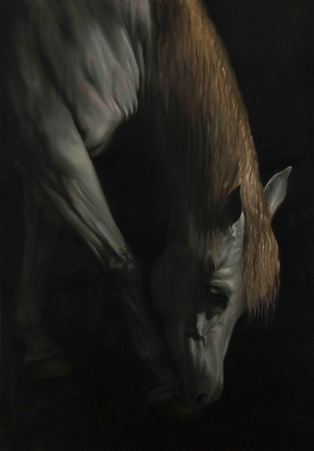 James Gillick Animal Painting - The Itch
