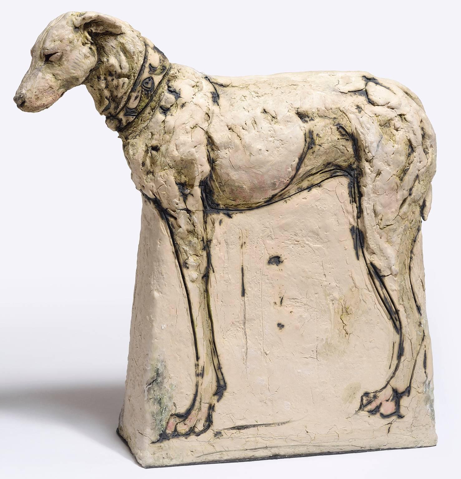 Tanya Brett Figurative Sculpture - Lurcher II