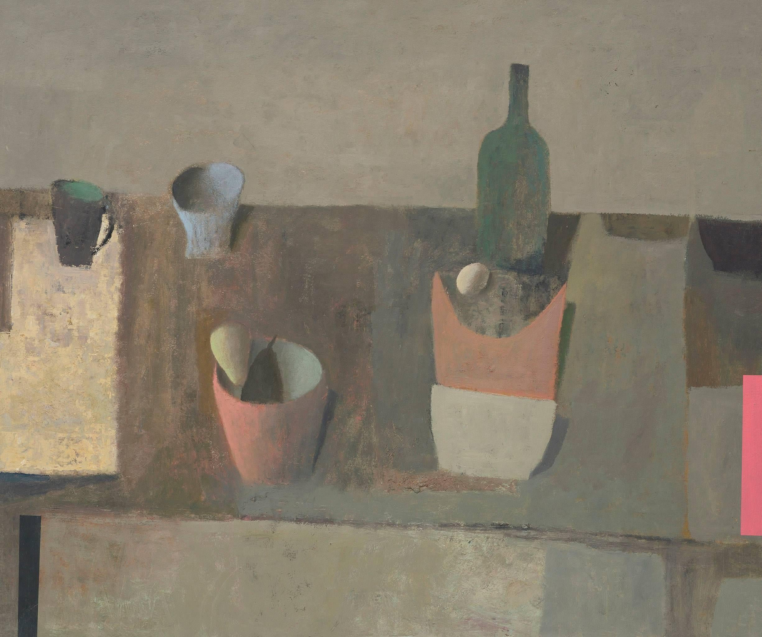 Nicholas Turner Still-Life Painting - Table with Bottle
