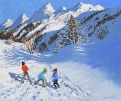 Children in the Snow, La Clusaz