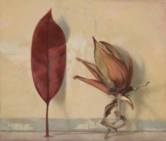 Red Leaf with Artichoke Fragment