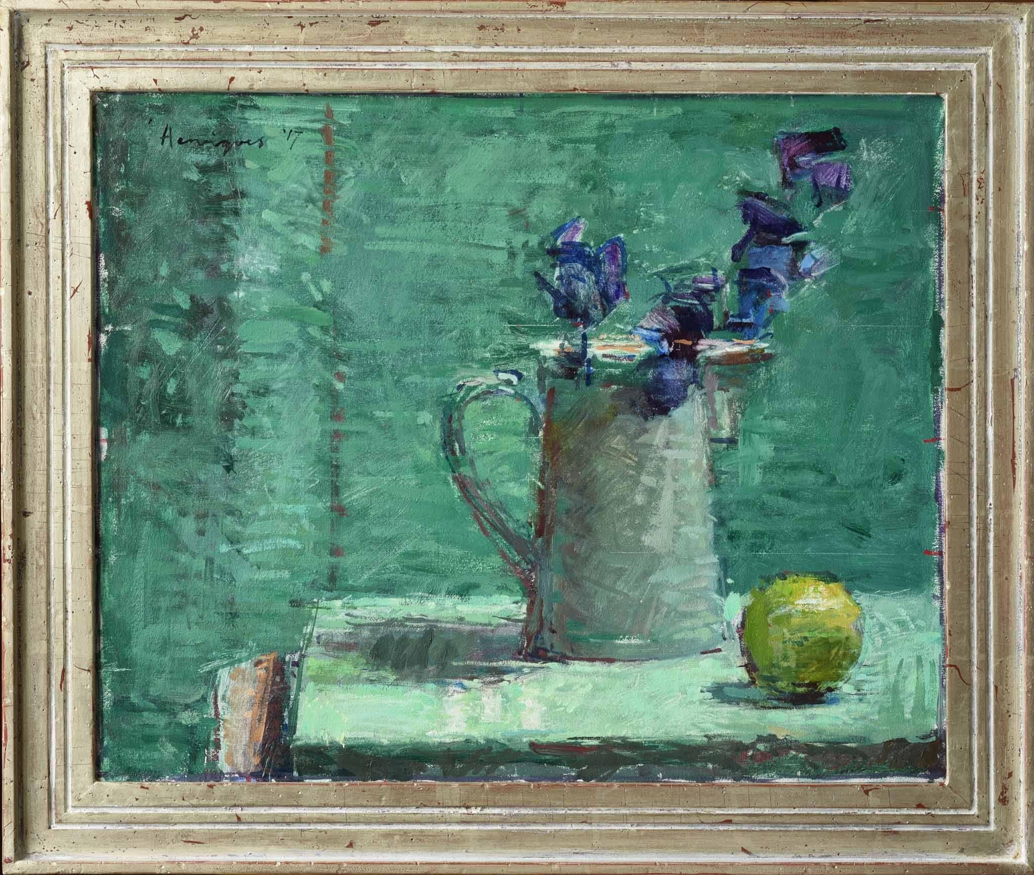 Ben Henriques Still-Life Painting - Turquoise