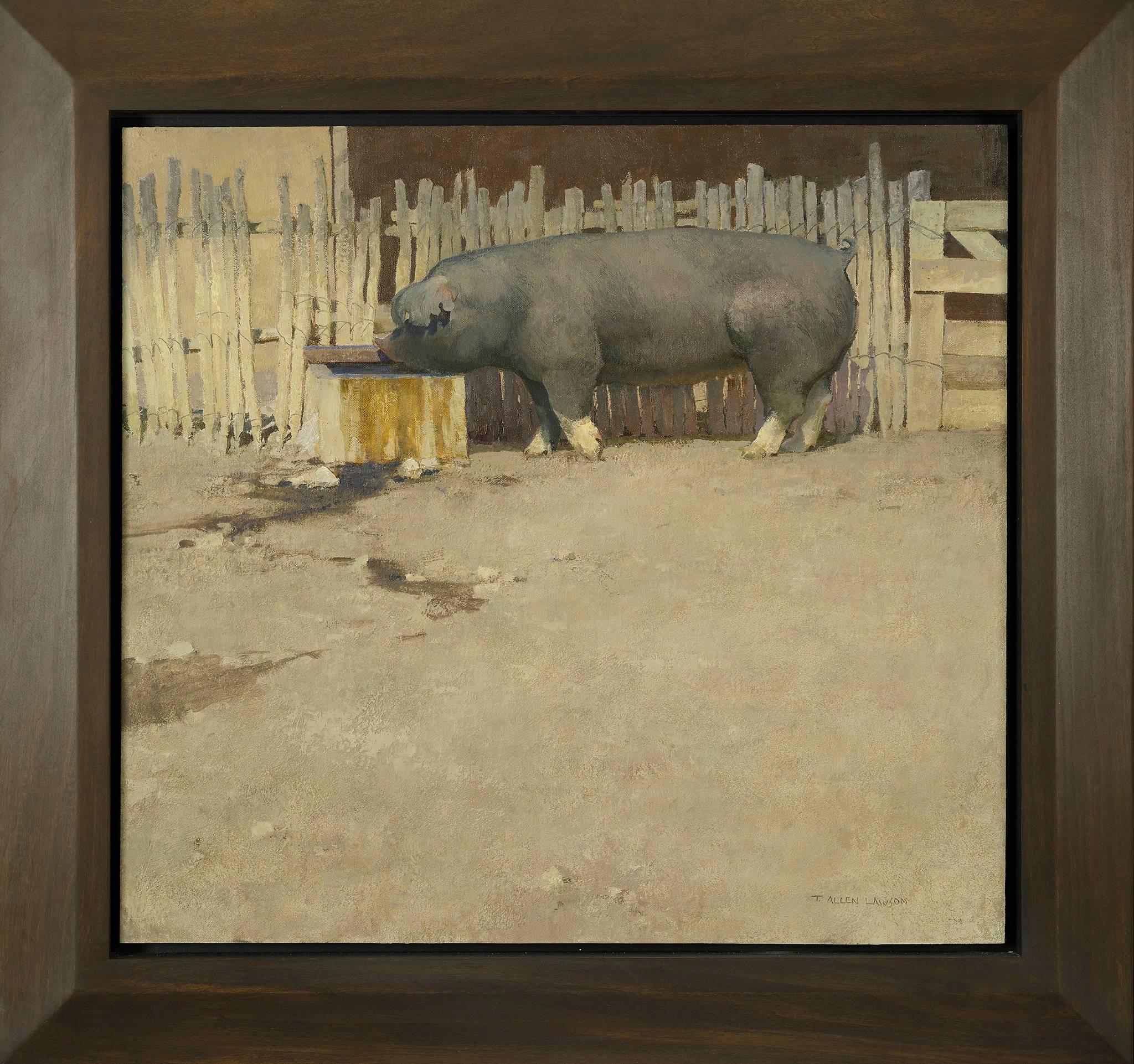 Pig - Painting by Tim Allen Lawson