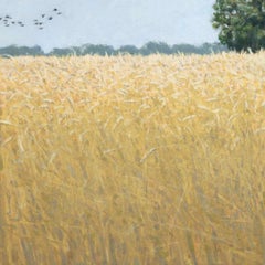 Wheat field - 21st century - Contemporary - Oil - Landscape