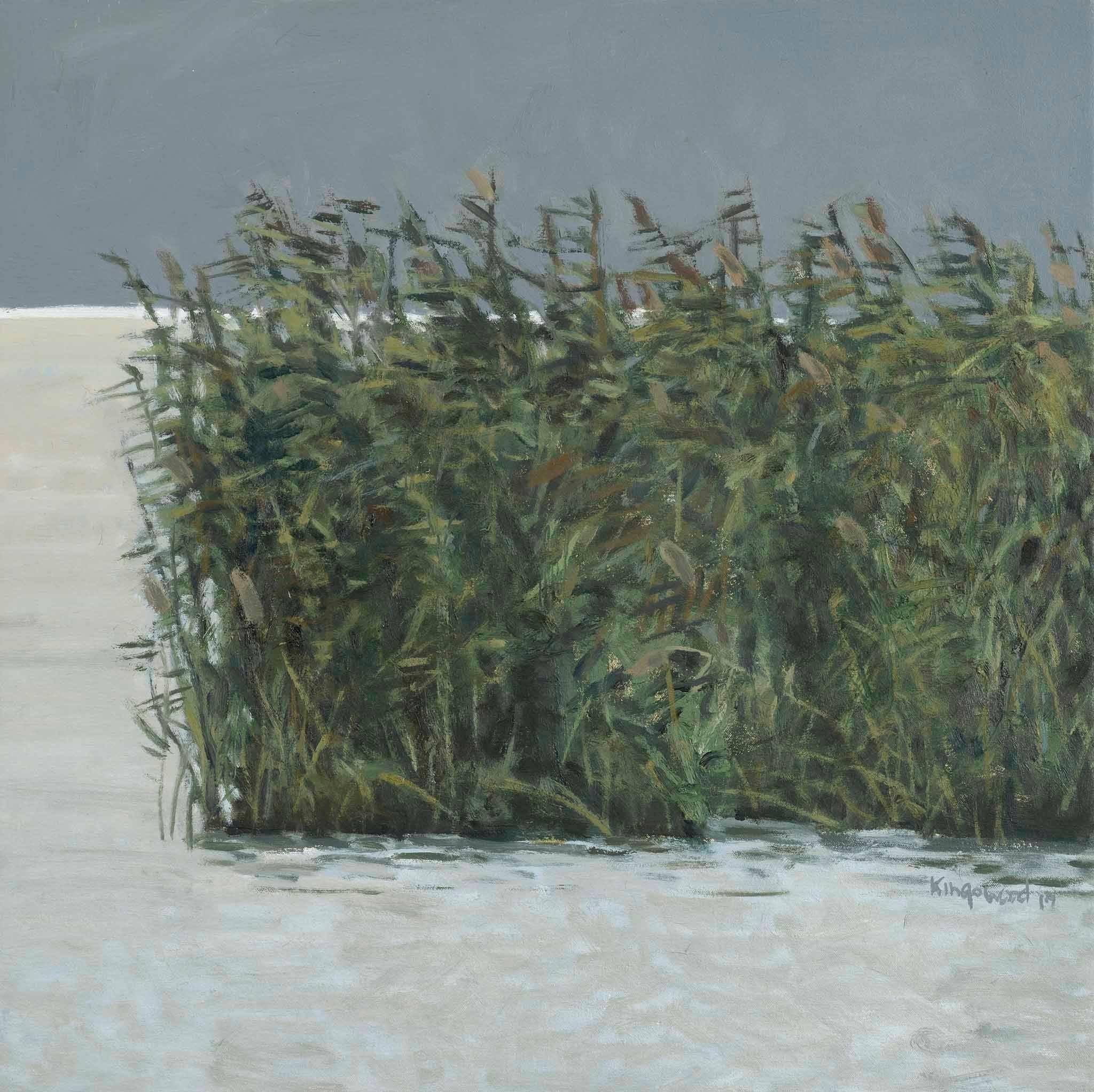 Ron Kingswood Landscape Painting - Seeking Sanctuary - Study - 21st century - Contemporary - Oil 