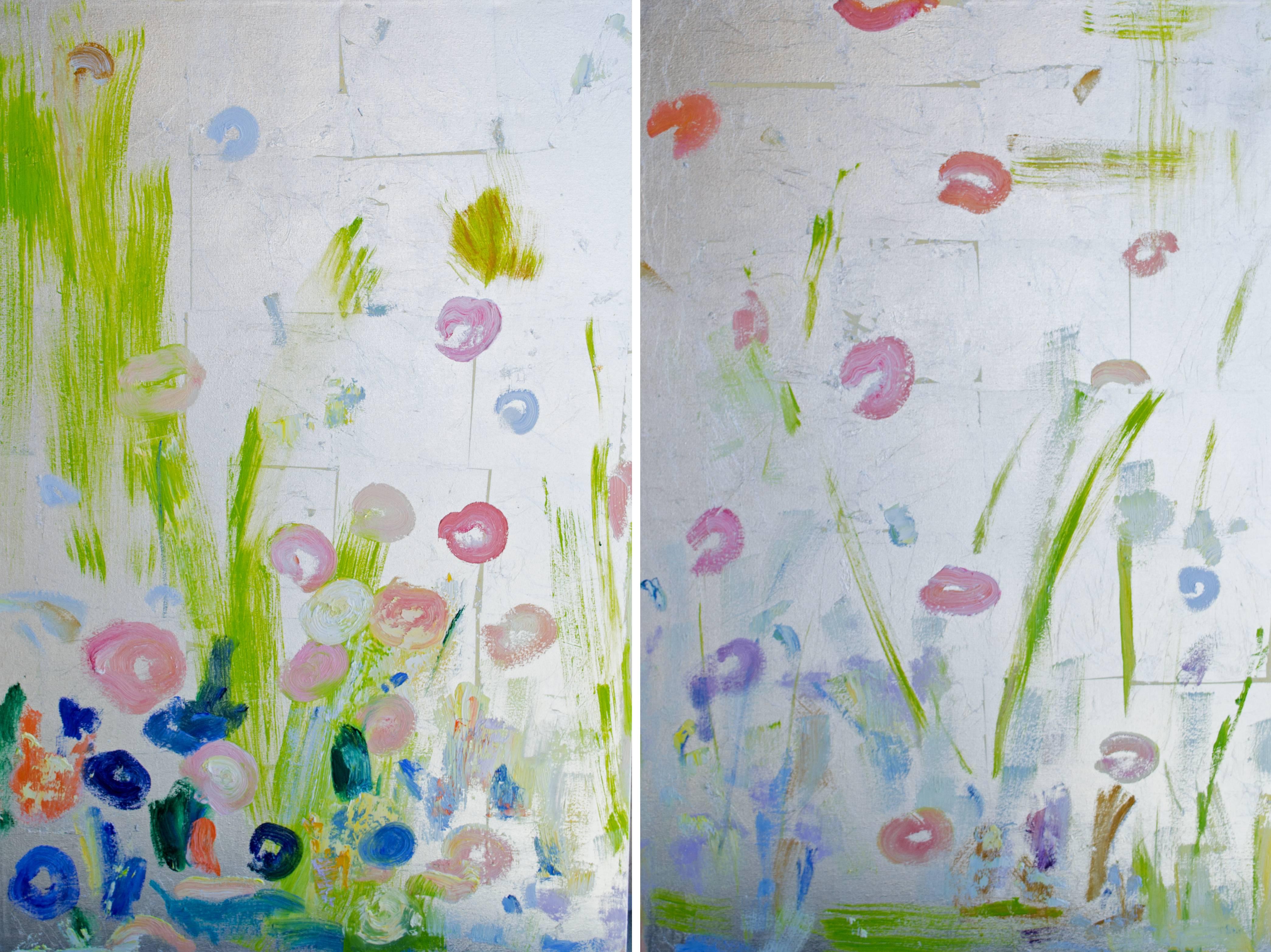 Michelle Sakhai Abstract Painting - Refresh Part I and II