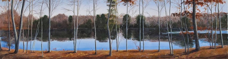 Elissa Gore Landscape Painting - Pond Evening