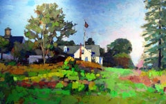 Impressionist Landscape painting by Larry Horowitz, Sunday Morning