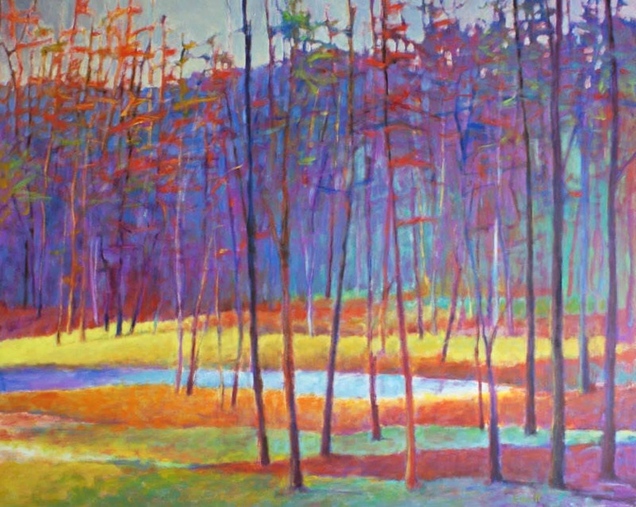 Ken Elliott Landscape Painting - Ponds Edge
