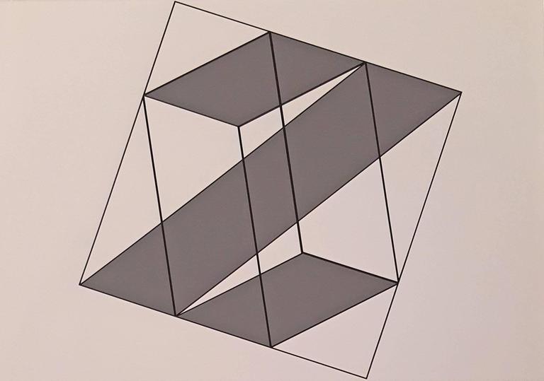 Josef Albers Abstract Print - Formulation : Articulation, Portfolio II Folder 16 (A)