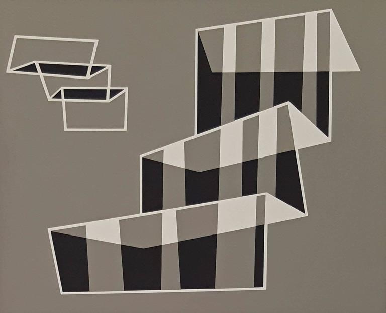 Josef Albers Abstract Print - Formulation : Articulation, Portfolio II Folder 1 (A)