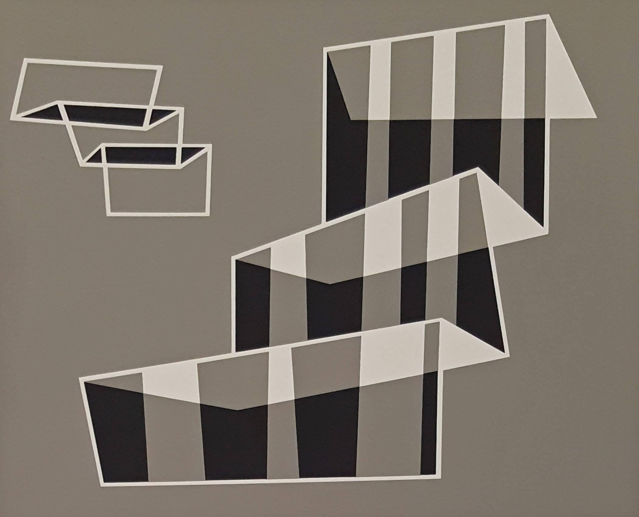Josef Albers Abstract Print - Formulation : Articulation, Portfolio II Folder 1 (A)