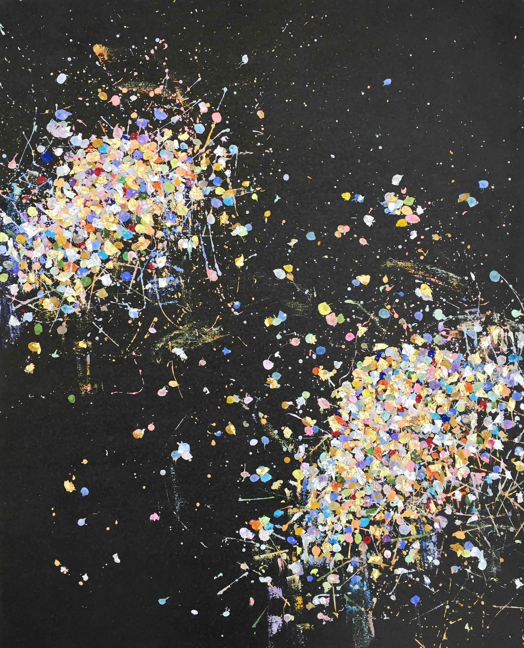 Michelle Sakhai Abstract Painting - Burst II