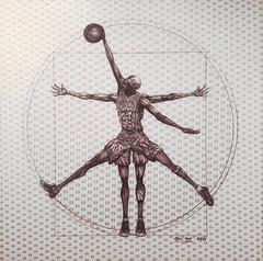 Vitruvian Athlete Basketball