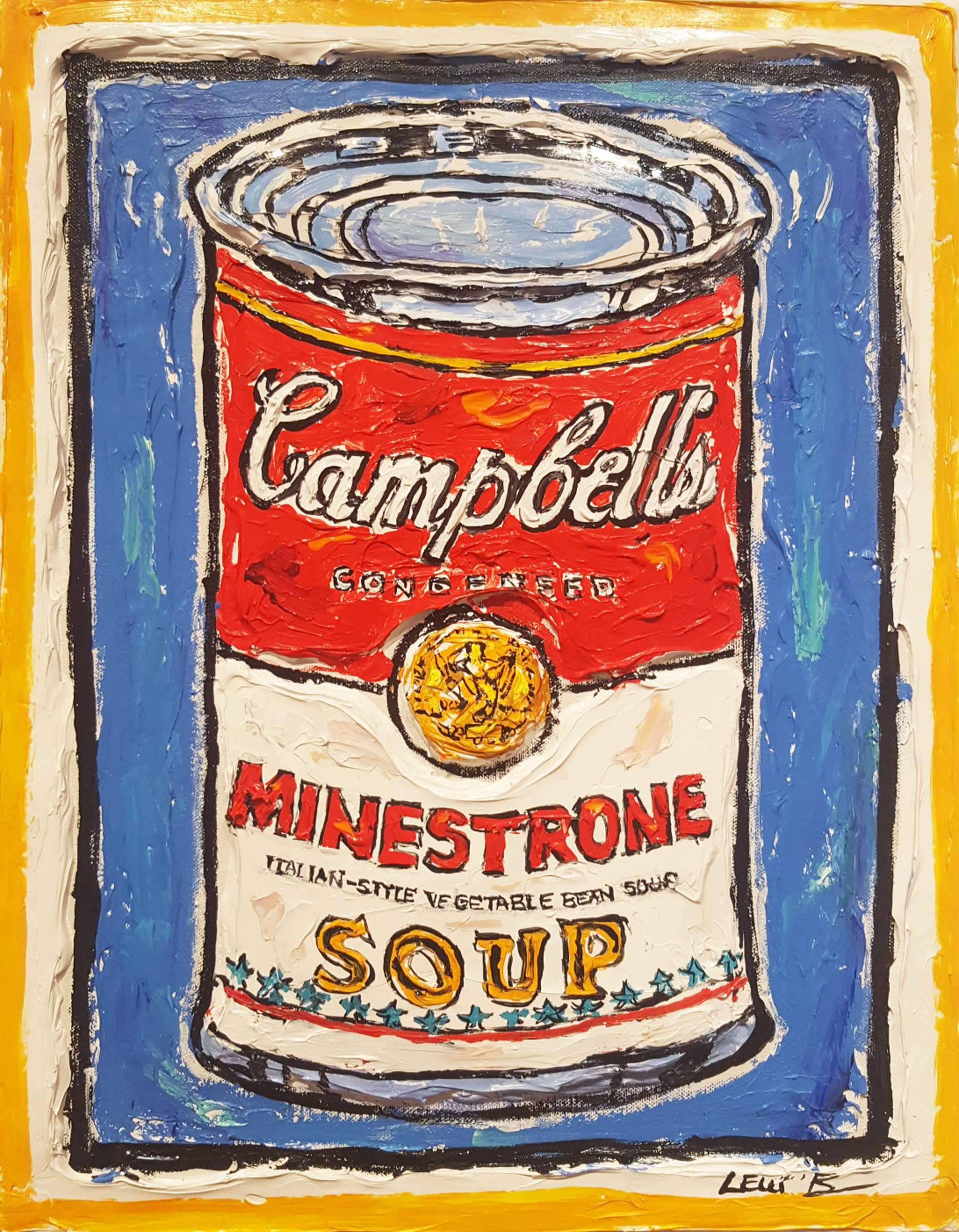 Leslie Lew Figurative Painting - Campbell's Soup Favorites - Tomato